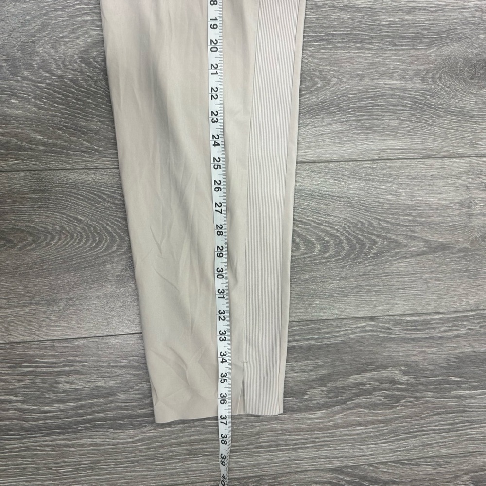 Athleta Brooklyn Ankle Pants Beige Size 4 Travel Stretch Pull On - Picture 13 of 16